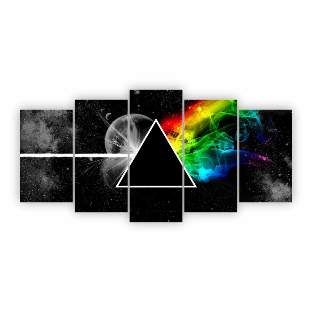 Quadro Banda De Rock Pink Floyd Álbum Prisma Arco-Íris Mdf em Promoção na  Americanas