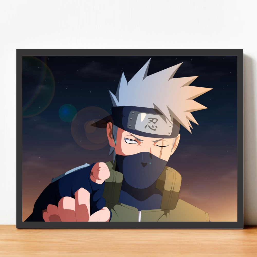 como desenhar o kakashi hatake fácil 