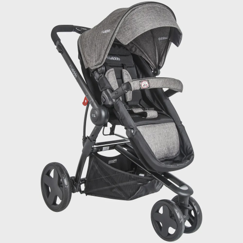 Carrinho de Bebe Kiddo Compass Iii Grafite Carrinho de Bebe Kiddo Compass Iii Grafite