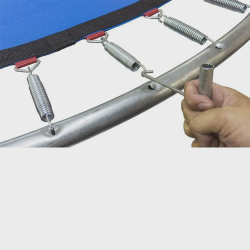 Cama Elástica 4,27m 6 pés e 12 hastes ChicoPlay Lona Preta Importada Menor preço em Cama Elástica 4,27m 6 pés e 12 hastes ChicoPlay Lona Preta Importada