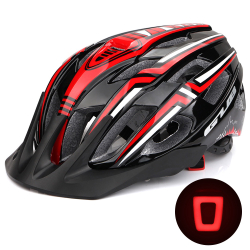Capacete de bicicleta com USB recarregável LED Lightweight Mountain Road Bike Capacete de ciclismo Capacete de segurança para esporte ao ar livre é boa?