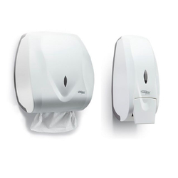 Kit Dispenser Papel Toalha + Saboneteira Premisse Velox Branco é boa?