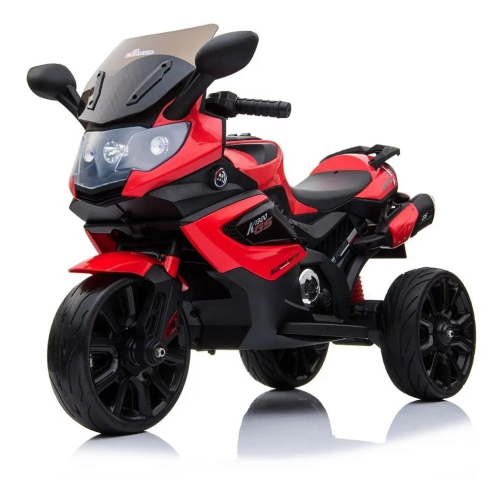 Mini Moto Eletrica Infantil Triciclo Criança Barato Vermelha