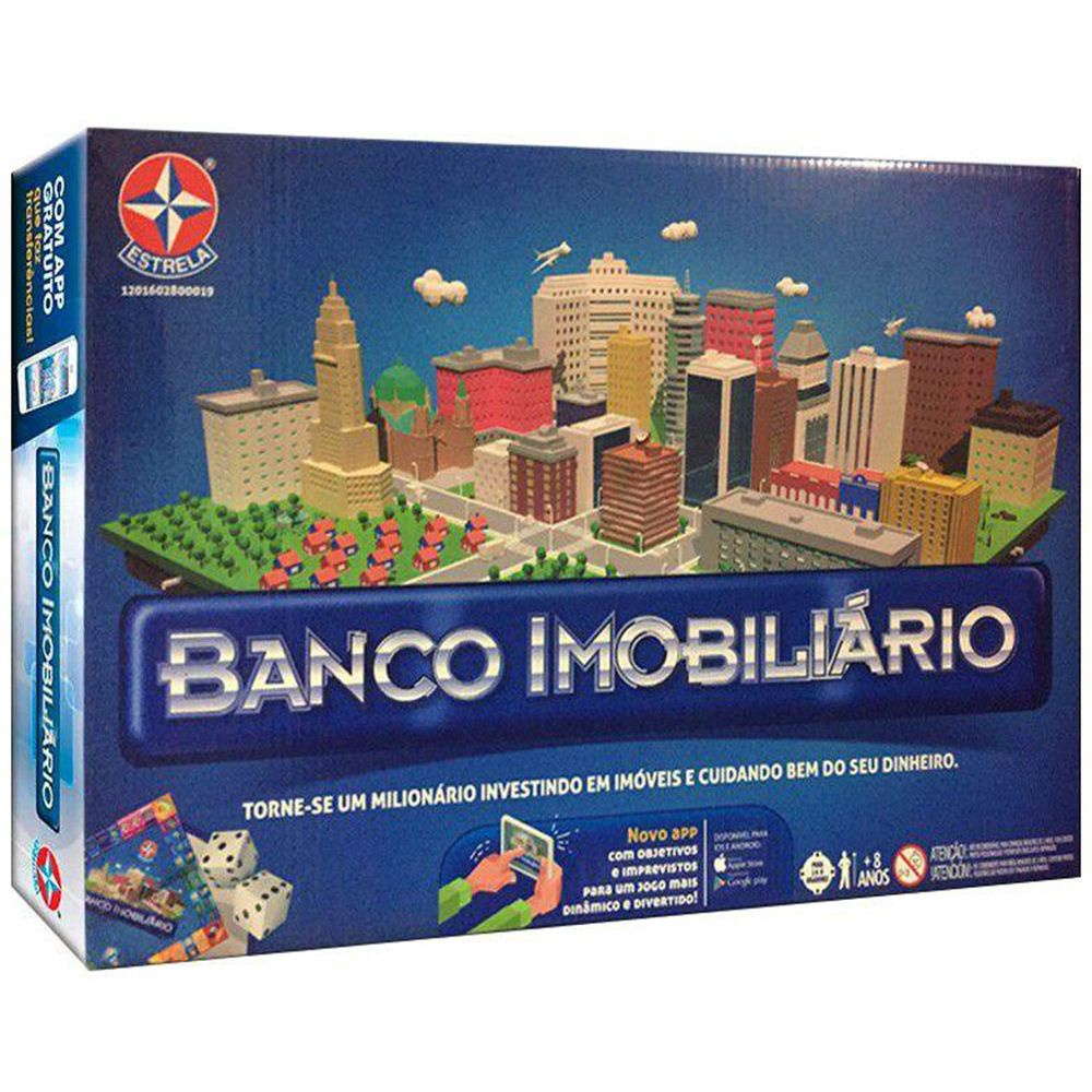 Jogo Banco Imobiliário com aplicativo