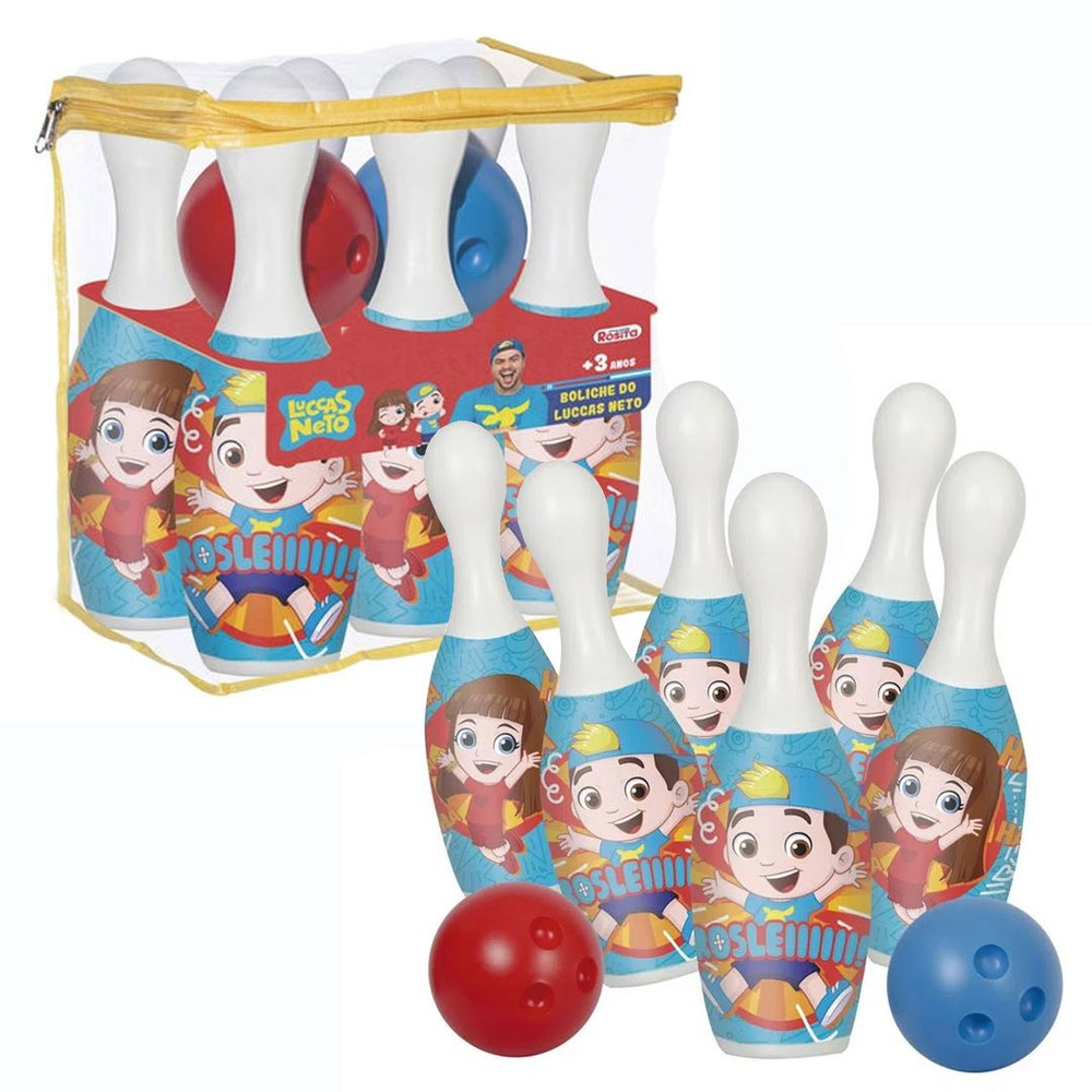 Boliche do Luccas Neto Infantil de Brinquedo - AVARIADO - Shop Macrozao