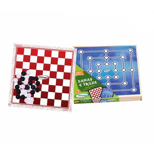 Jogo Dama E Trilha Tabuleiro 2x1 Dutati Plastico em Promoção na Americanas