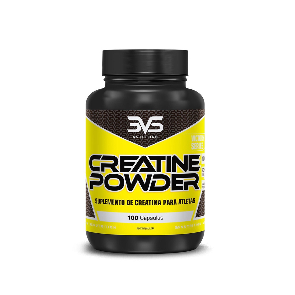 Creatina Monohidratada Creatine Powder Caps 100 Cápsulas 3vs Em