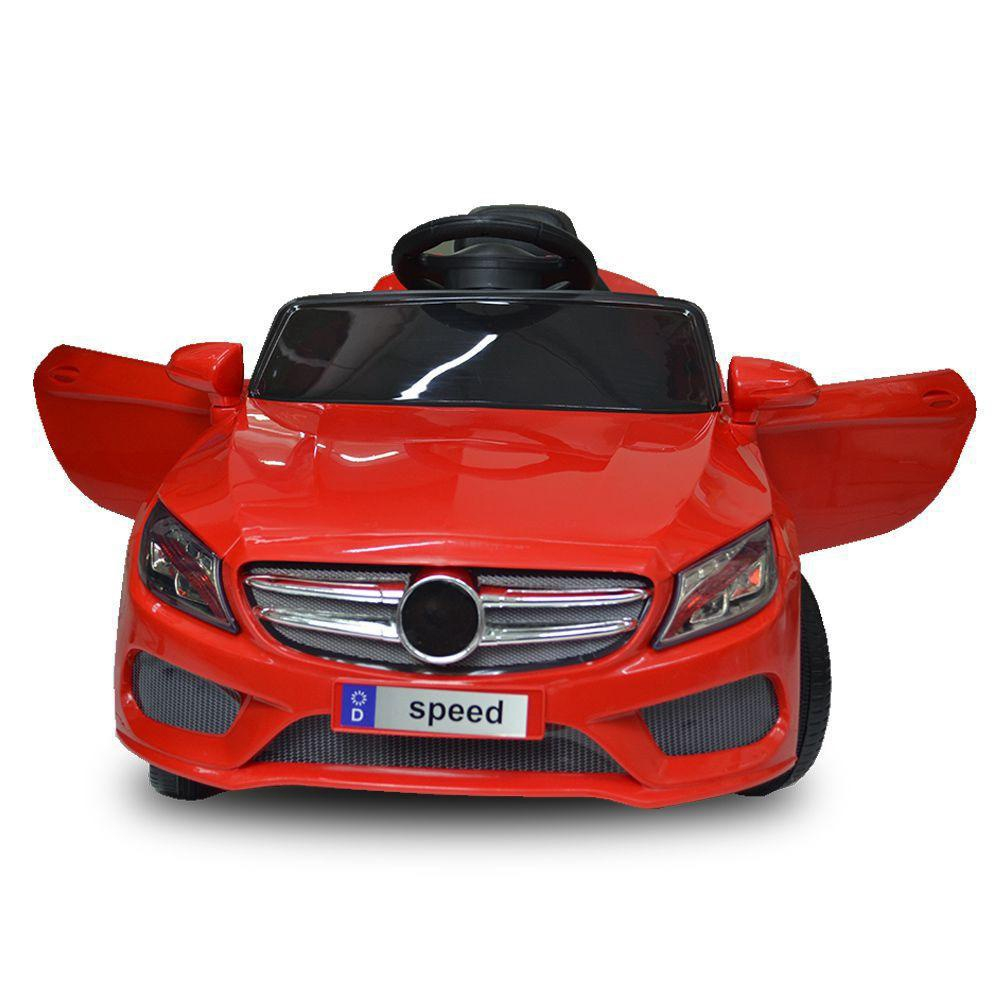 Mini Carro Elétrico Infantil Com Controle Remoto Vermelho BW028VM