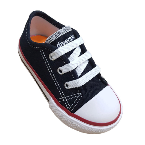 Tênis Infantil Converse All Star Preto- com friso preto (26 ao 33) -  Laranjeiras Kids