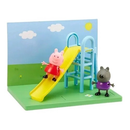 Peppa pig outdoor fun slide sale playset