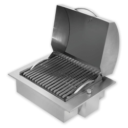Churrasqueira Elétrica Grande Inox De Embutir Bancada 220V Menor preço em Churrasqueira Elétrica Grande Inox De Embutir Bancada 220V