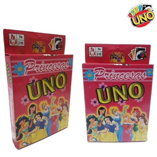 Jogo Infantil De Cartas Uno Princesas em Promoção na Americanas