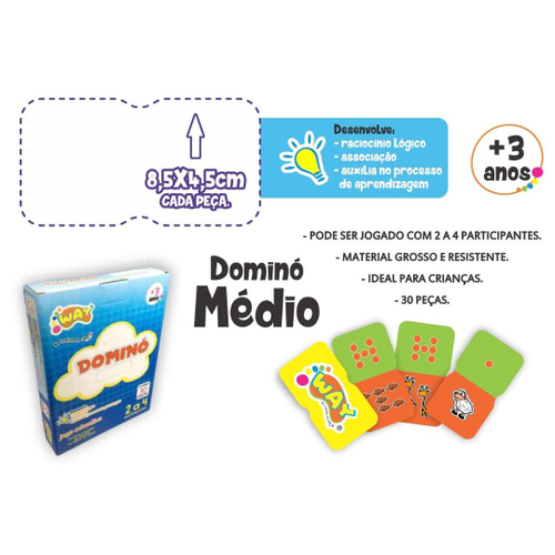 Jogo Dominó De Multiplicação Infantil Educativo Em Madeira em Promoção na  Americanas