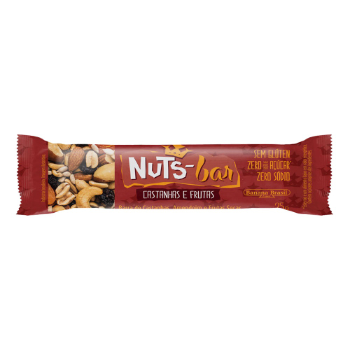 Barra Nuts Bar Castanhas E Frutas 25g Em Promoção Na Americanas