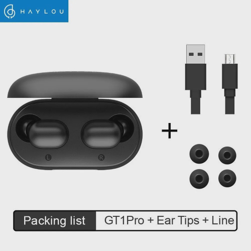 earbuds haylou gt1 pro tws bluetooth pretos