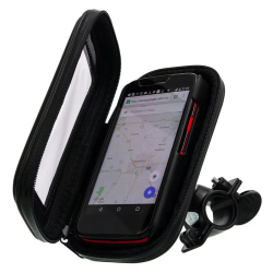 Porta Celular Impermeável Para Bicicleta Moto Com Suporte Menor preço em Porta Celular Impermeável Para Bicicleta Moto Com Suporte