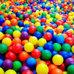 50 Unidades De Bolinhas Para Piscina - Coloridas