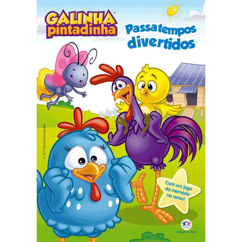 Galinha Pintadinha - 2 Livros E 1 Jogo De Cartas em Promoção na Americanas