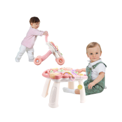 Andador Didático Vira Mesinha 2 em 1 Baby Style - Rosa Menor preço em Andador Didático Vira Mesinha 2 em 1 Baby Style - Rosa