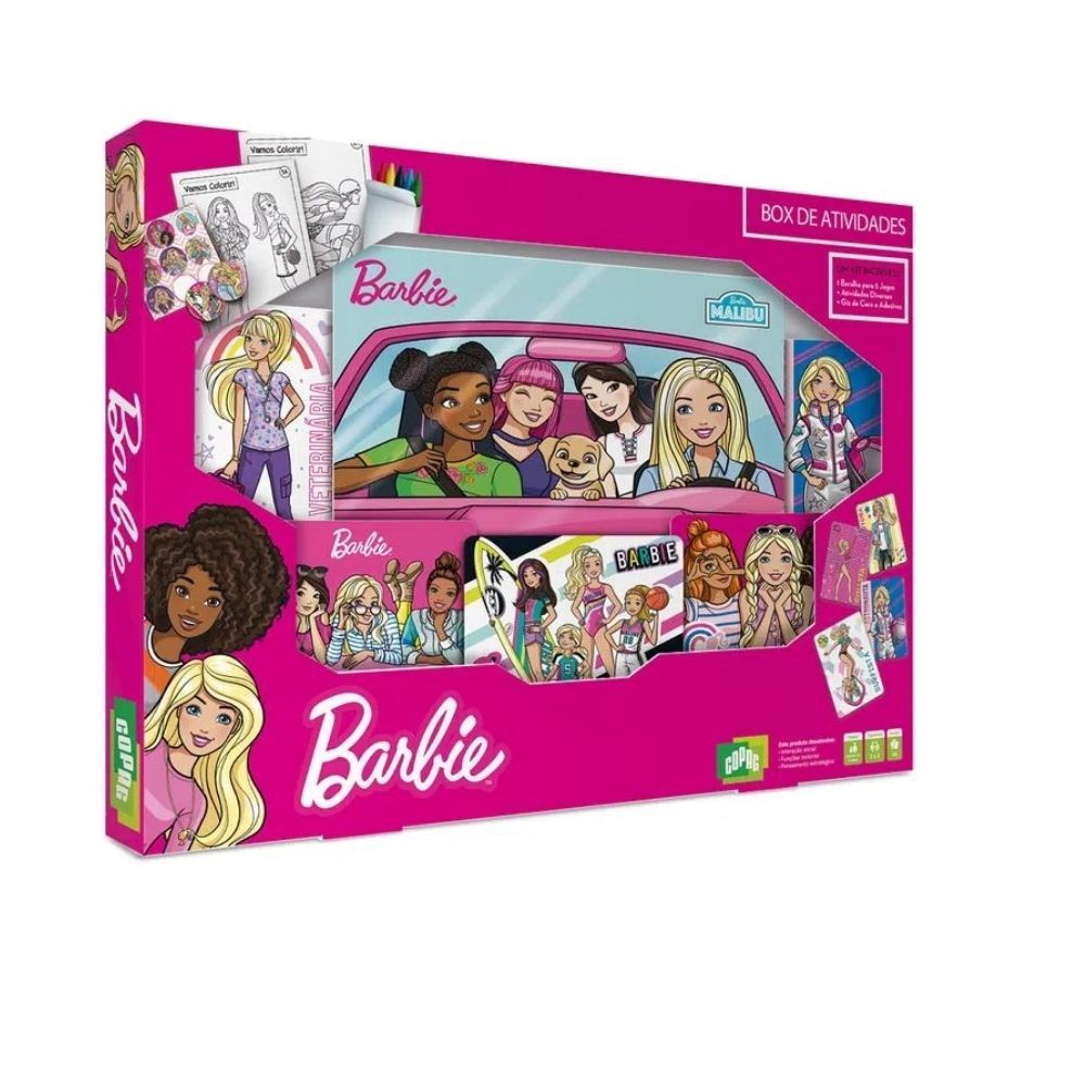 Jogo Barbie Box de Atividades 90943 - Copag