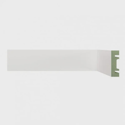 Rodapé mdf 501 Moldufama 15mmx5cm Metro Linear - caixa com 2,4 m - Branco Menor preço em Rodapé mdf 501 Moldufama 15mmx5cm Metro Linear - caixa com 2,4 m - Branco