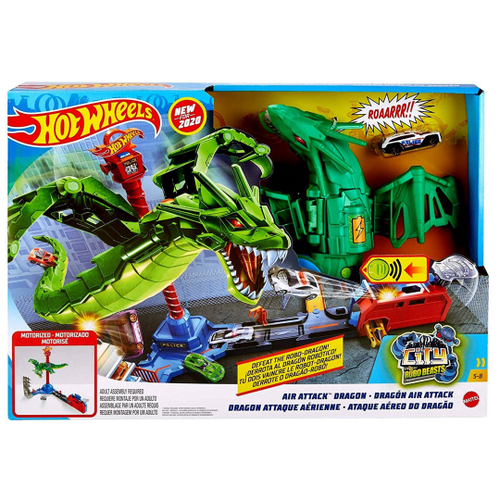 Pista carrinho da hot wheels dragao