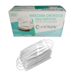 Branca mf cx50unid - Mascara descartavel tripla proteção com elastico e clip nasal Menor preço em Branca mf cx50unid - Mascara descartavel tripla proteção com elastico e clip nasal