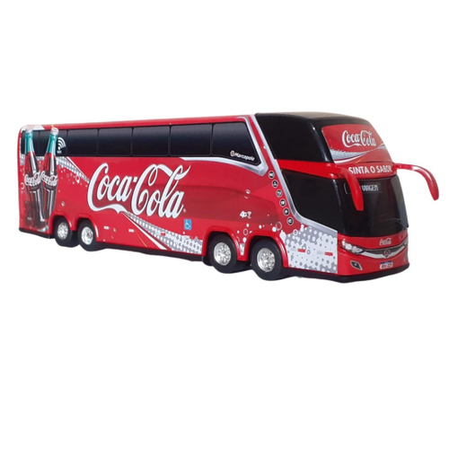 Brinquedo Ônibus Coca-Cola 2 Andares 30Cm no Shoptime