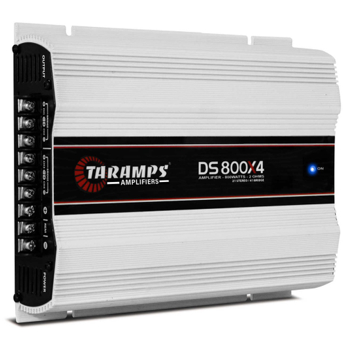 Módulo Taramps Ds800x4 800w Rms 2 Ohms Ds800 Amplificador Escorrega o