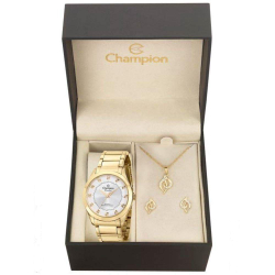 Kit Relógio Champion Feminino CH24759W + Colar e Brincos é boa?