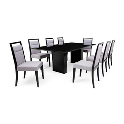 Mesa de Jantar Herval Denver com 8 Cadeiras, 220 x 110 cm, Preta é boa?