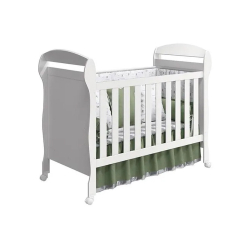 Berço Americano Multifuncional Danny 100% Mdf Branco Brilho Reller Menor preço em Berço Americano Multifuncional Danny 100% Mdf Branco Brilho Reller
