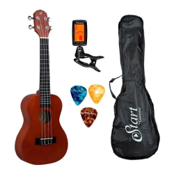 Ukulele Giannini Concert uks 23 ns Capa + Afinador + Palheta Menor preço em Ukulele Giannini Concert uks 23 ns Capa + Afinador + Palheta