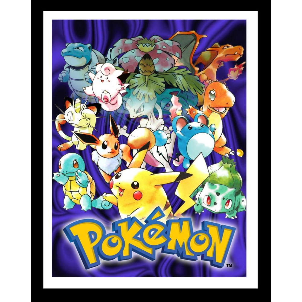 Quadro Filme Pokemon 2000 35x45 Cm no Shoptime