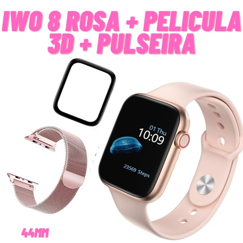 smartwatch iwo 8 rose