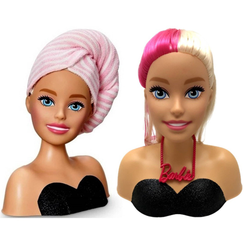 Barbie de Pentear - Busto Barbie - Styling Head Hair - Pupee