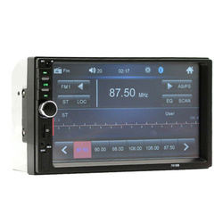 Reprodutor MP5 estéreo para carro com tela de toque dupla 2 din 7 Bluetooth fm Radio com câmera universal é boa?