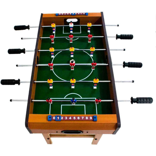 Pebolim Totó Jogo Futebol De Mesa 18 Jogadores 17x37x70cm