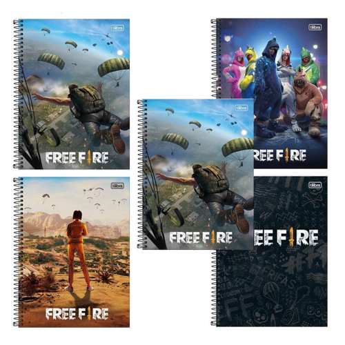 Adesivo Caderno Free Fire