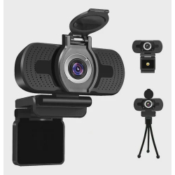 Webcam com Microfone Full Hd 1080p pc Computador com Microfone Com acompanha tripé é boa?