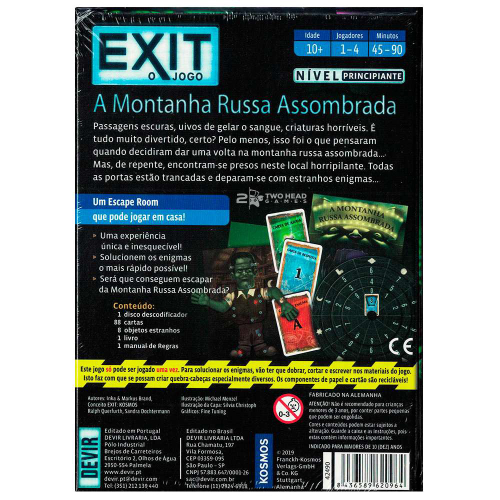 Exit A Montanha Russa Assombrada Jogo Escape Room em Promoção na Americanas