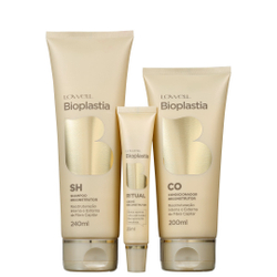 Kit Lowell Bioplastia Capilar Bioplastia Home Care 3 Prod. Menor preço em Kit Lowell Bioplastia Capilar Bioplastia Home Care 3 Prod.