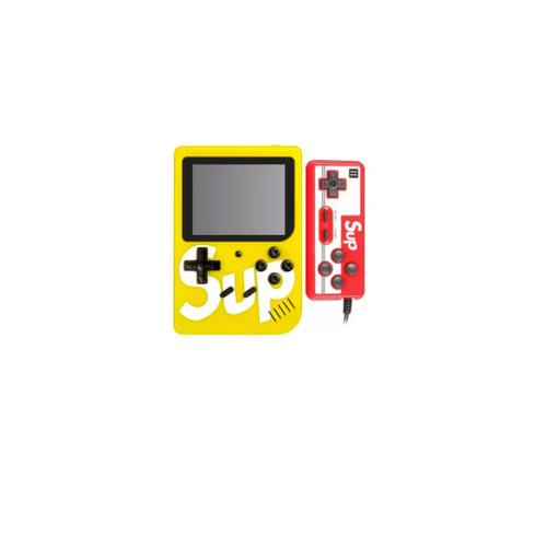 Mini Vídeo Game Boy Portátil Sup 400 Em 1 Jogos (AMARELO)