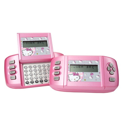 Hello kitty sms text messenger com calculadora despertador e agenda