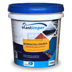 Elastimper Borracha Liquida Natural 3,6kg Impermeabilizante Laje Telhado Piscina Menor preço em Elastimper Borracha Liquida Natural 3,6kg Impermeabilizante Laje Telhado Piscina