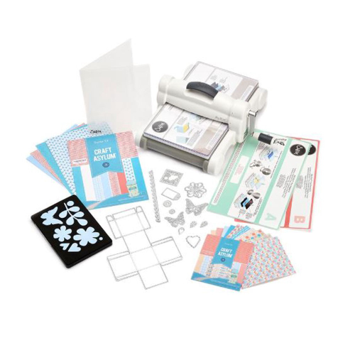 Máquina de Corte e Relevo Sizzix Big Shot Plus Starter Kit White & Gray -  660341 em Promoção na Americanas