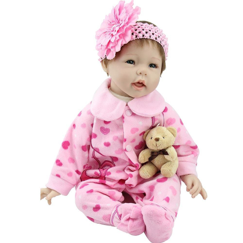 Roupa Para Boneca Bebê Reborn Laura Baby Pink Bear em Promoção na Americanas