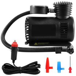 Mini Compressor de Ar Automotivo Multiuso Compacto 12V 300 psi Manômetro 3 Bicos Bola Pneu Carro é boa?