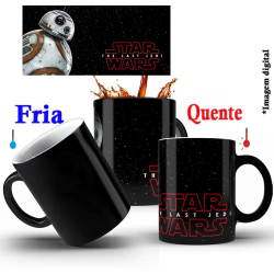 Caneca Mágica de Porcelana Presente 325ml Diversos Geek Star Wars BB-8 Menor preço em Caneca Mágica de Porcelana Presente 325ml Diversos Geek Star Wars BB-8