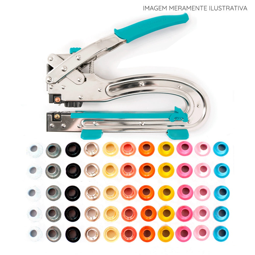 Crop a Dile ii Big Bite Ferramenta Furador e Aplicador de Ilhós We R